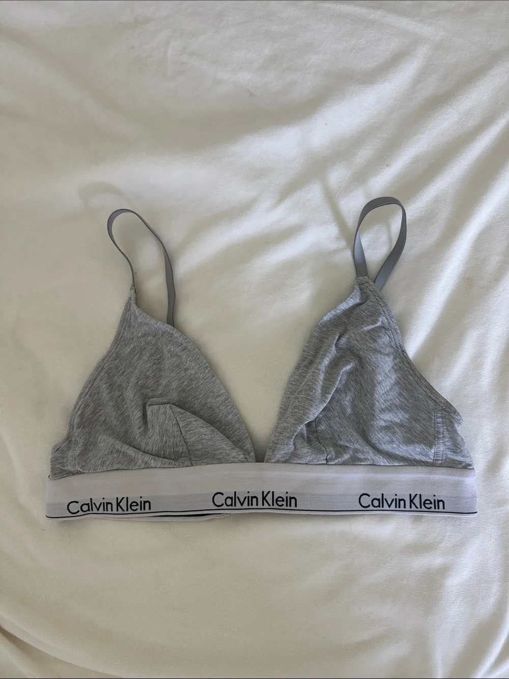 Calvin Klein Women's Modern Cotton Lightly Lined Triangle Bralette
